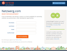 Tablet Screenshot of netzwerg.com